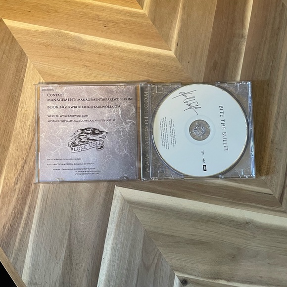 Signed Karl Wolf CD - Picture 3 of 3